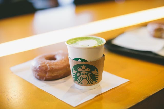 Japan matcha tea latte