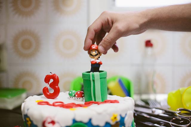 Super mario cake - the cat you and us