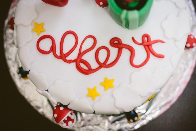 Super mario cake - the cat you and us