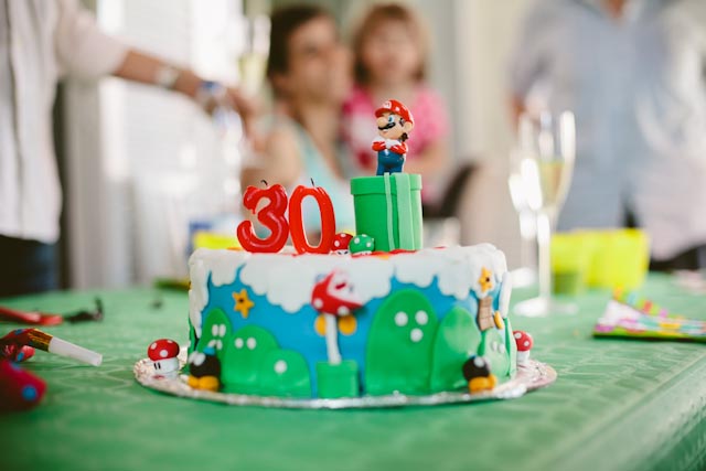 Super mario cake - the cat you and us