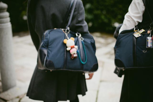 Japanese students bags - the cat you and us