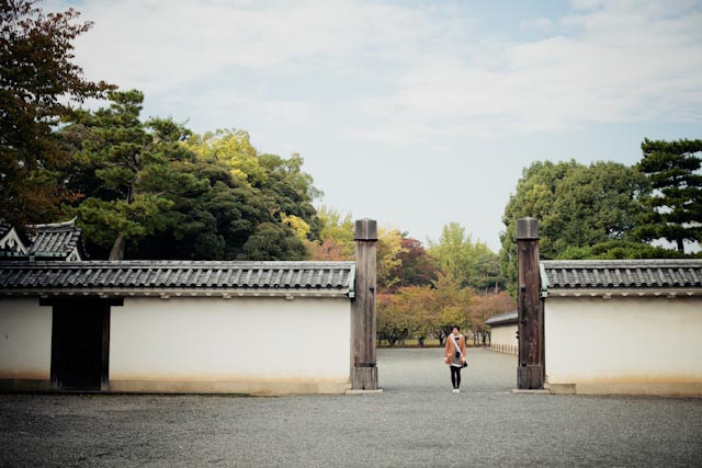 Nijo castle entrance - the cat you and us