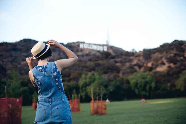 Hollywood sign - the cat, you and us