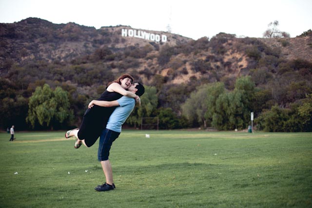 Hollywood sign Anna+Albert - the cat you and us