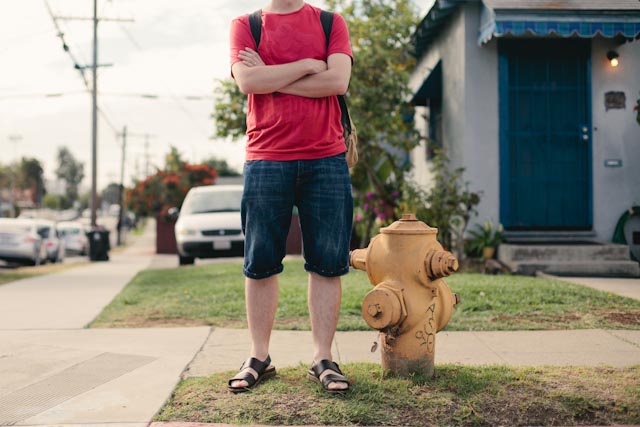 Venice beach streets - The cat, you and us