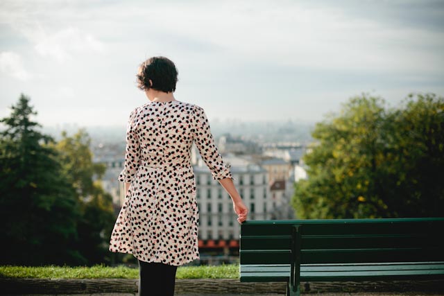 Sacre coeur bench - The cat, you and us