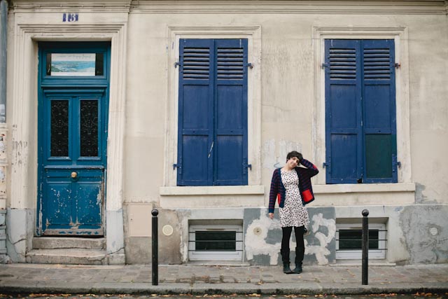 Montmatre in blue - The cat, you and us