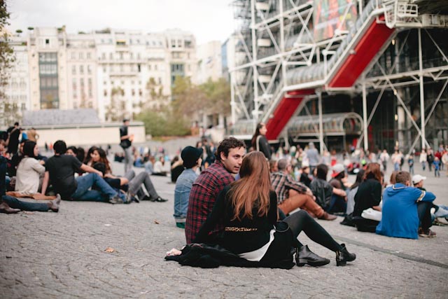 Centre Pompidou - The cat, you and us