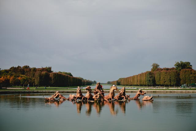 Versailles gardens - The cat, you and us