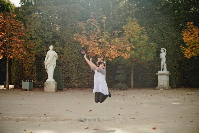 Versailles gardens jump- The cat, you and us