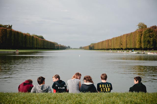 Versailles gardens - The cat, you and us