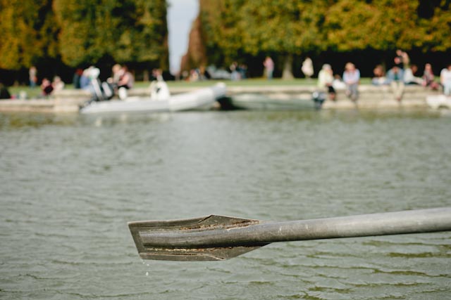 Versailles gardens row boat - The cat, you and us