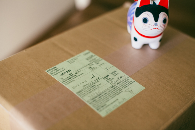 Package from Japan - The cat, you and us