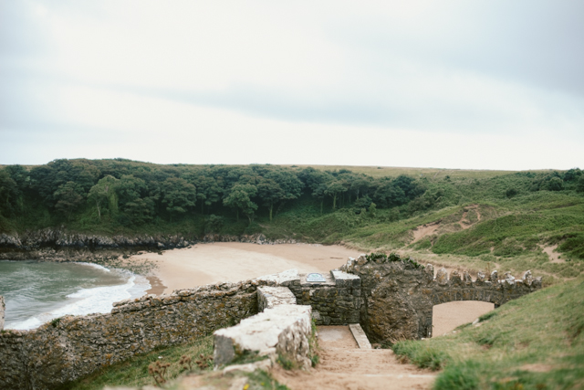 Barafundle beach - The cat, you and us