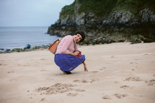 Barafundle beach - The cat, you and us