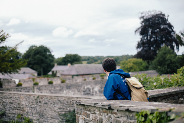 Aberglasney garden - The cat, you and us