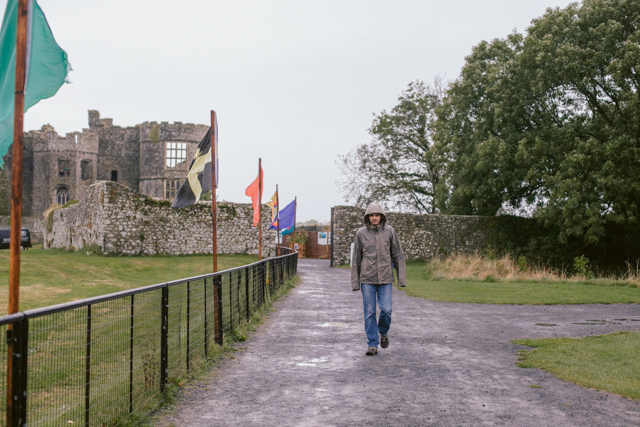 Carew Castle - The cat, you and us