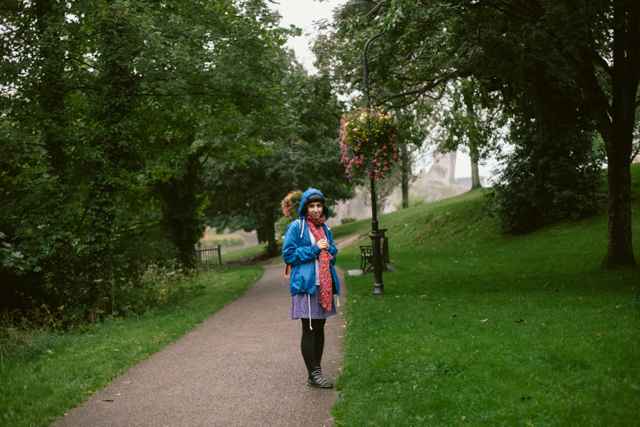 Caerphilly castle - The cat, you and us