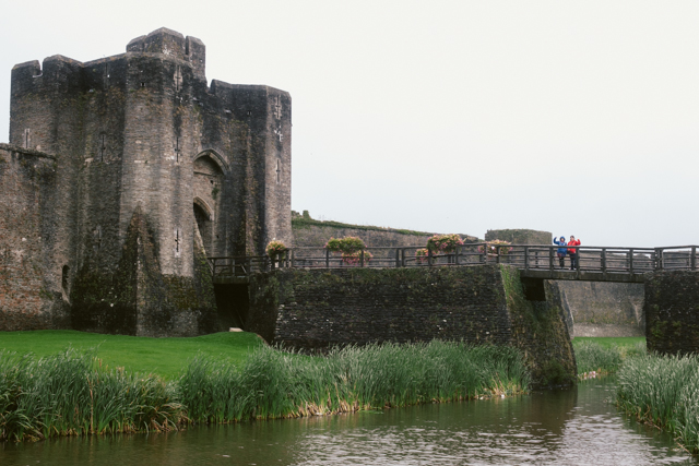 Caerphilly castle - The cat, you and us