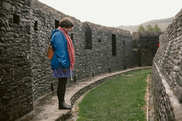 Caerphilly castle - The cat, you and us