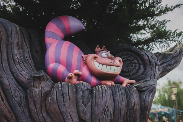 Alice in Wonderland Disneyland Paris - The cat, you and us