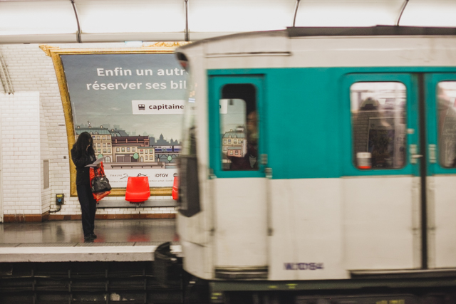 Paris metro - The cat, you and us