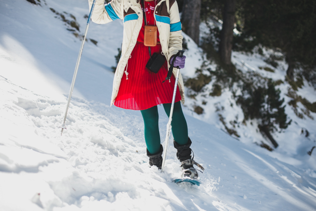 Snowshoes at Vall de Nuria - The cat, you and us