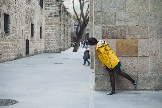 Yellow raincoat outfit - The cat, you and us