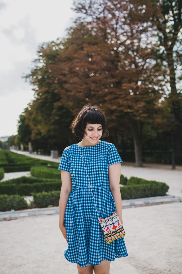 blue summery dress