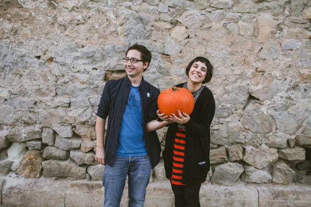 Halloween pumpkin - The cat, you and us