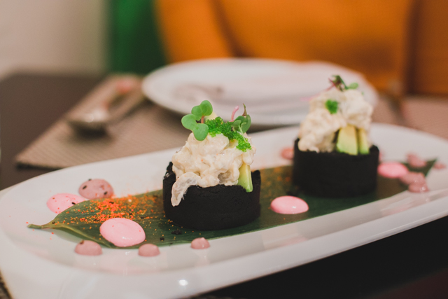 Shrimp & avocado peruvian causa - The cat, you and us