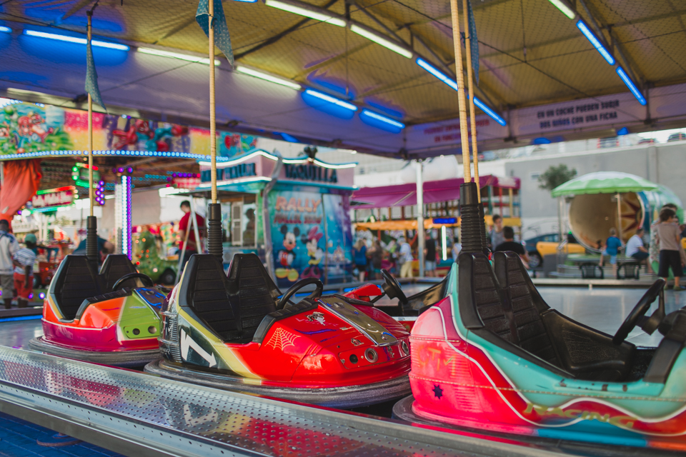 Bumper cars at the funfair - The cat, you and us