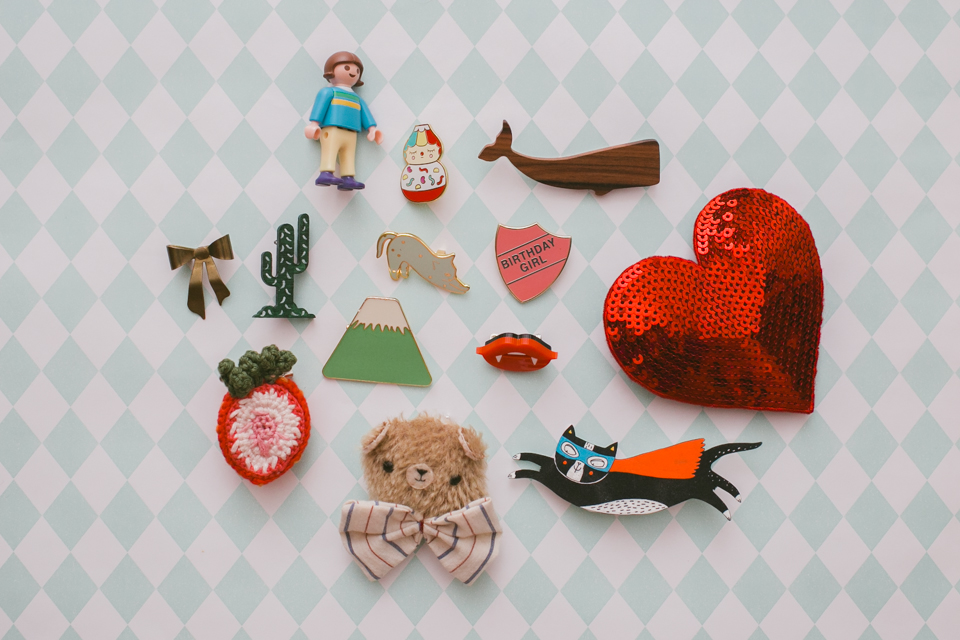 Brooch collection - The cat, you and us