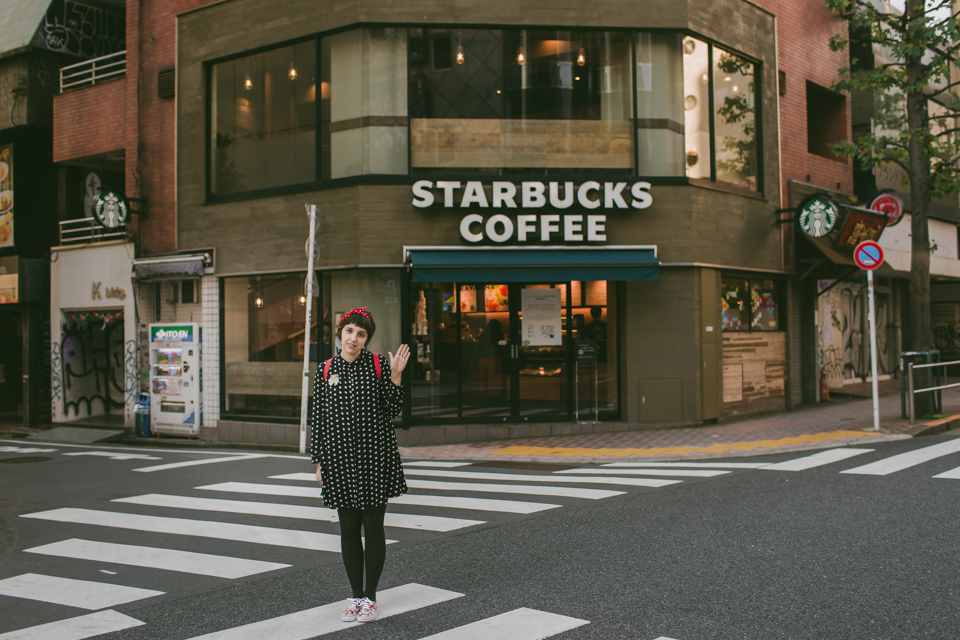 Starbucks Shibuya - The cat, you and us
