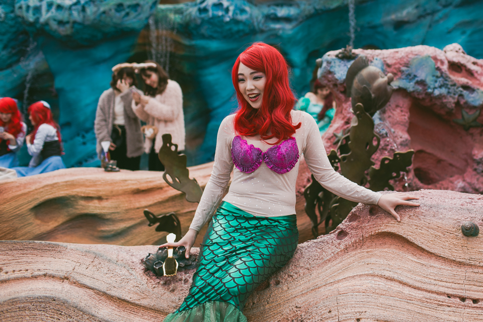 Tokyo DisneySea Mermaid Lagoon Ariel costume - The cat, you and us