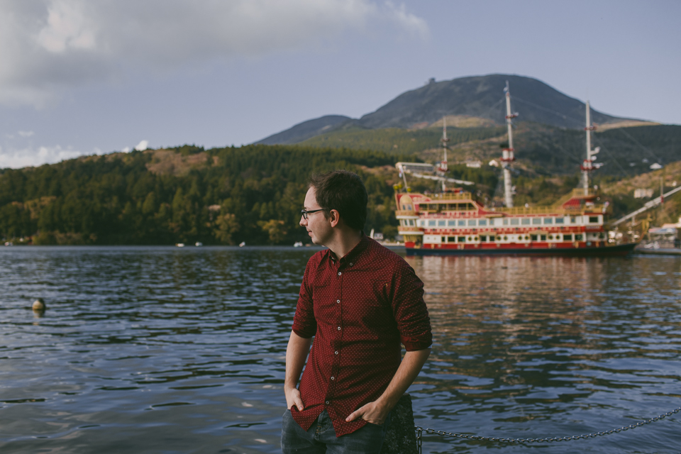 Hakone Lake Ashi pirate boat - The cat, you and us