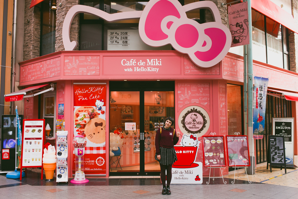 Hello Kitty Café Himeji - The cat, you and us