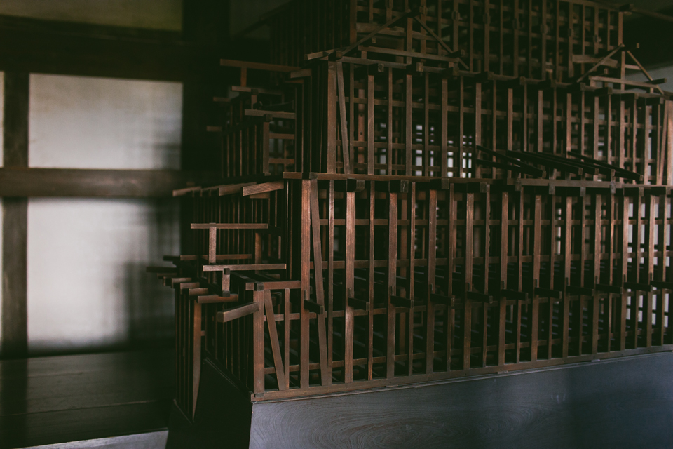 Himeji Castle structure model - The cat, you and us