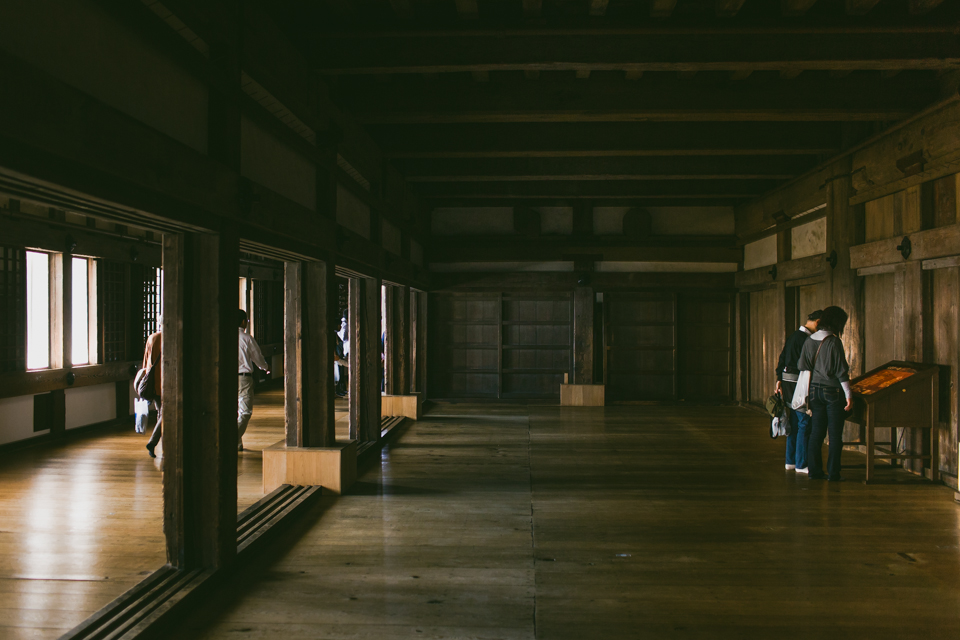 Himeji Castle inside - The cat, you and us