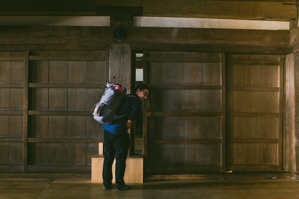 Himeji Castle doors - The cat, you and us