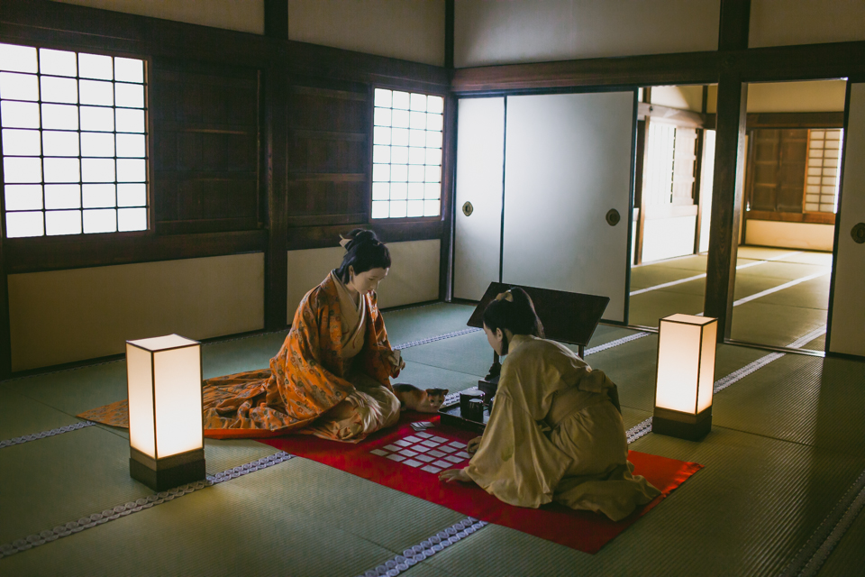 Himeji Castle inside - The cat, you and us