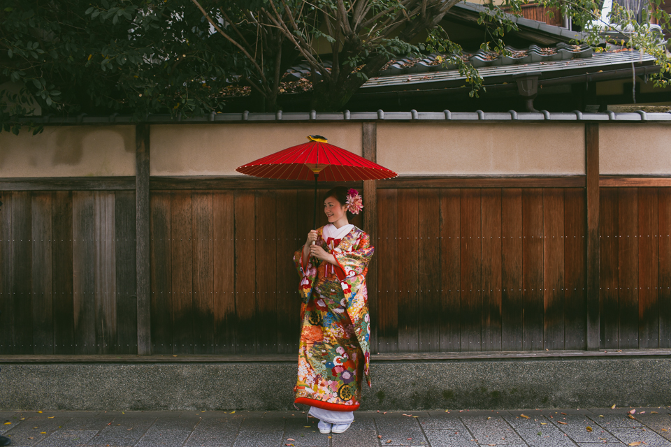 Japanese traditional girl - The cat, you and us