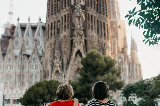 Sagrada Familia views - The cat, you and us