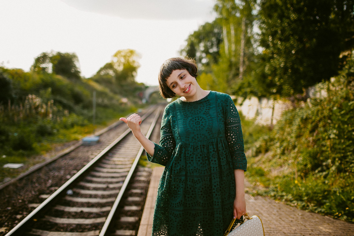 Long Hanborough station - The cat, you and us