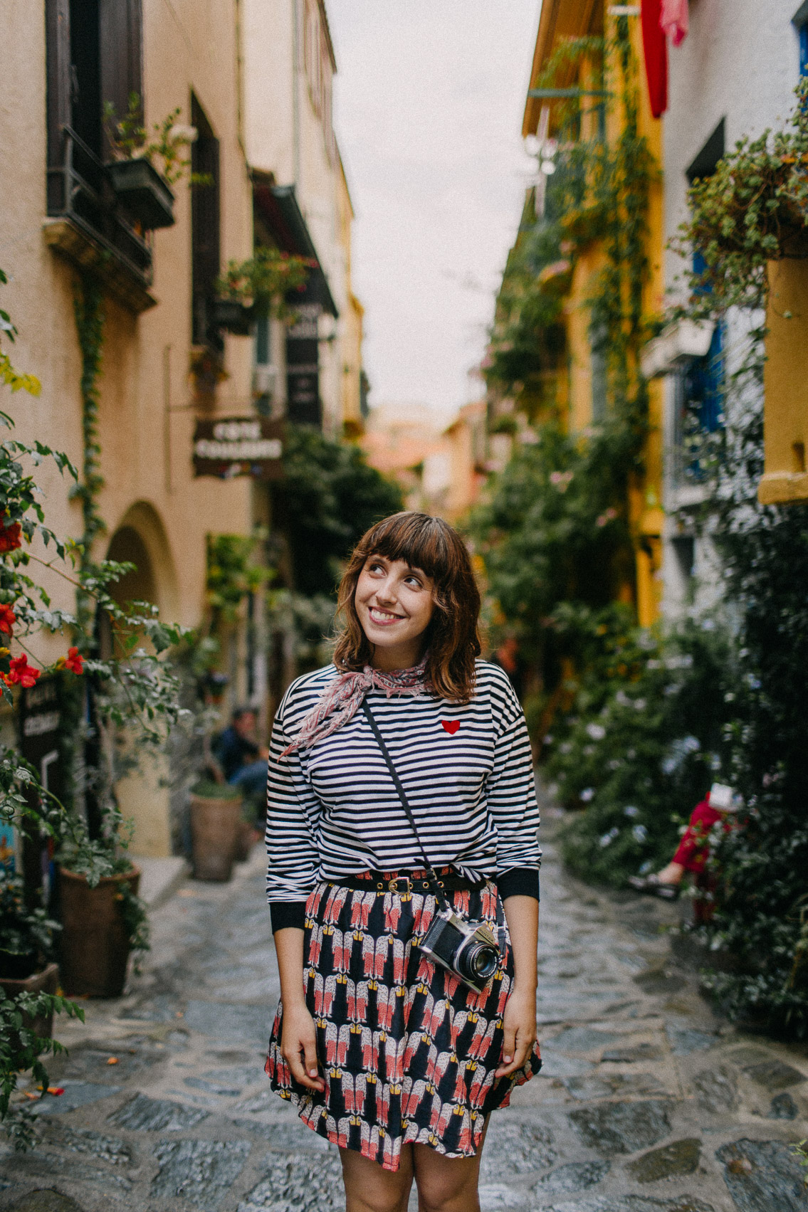 Collioure colorful houses - The cat, you and us