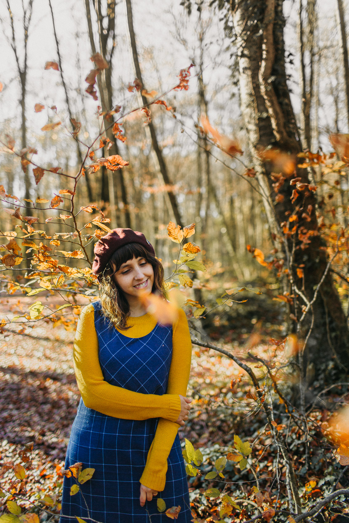 Fageda Olot Autumn colors - The cat, you and us