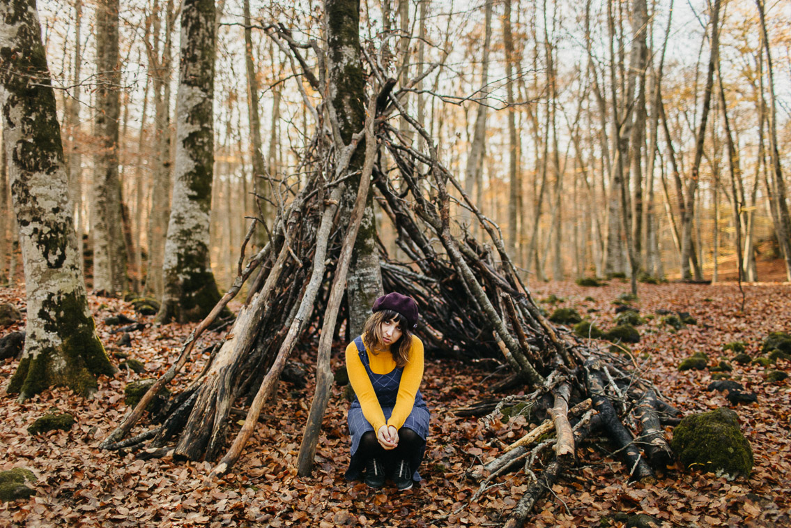 Fageda Olot Autumn colors - The cat, you and us