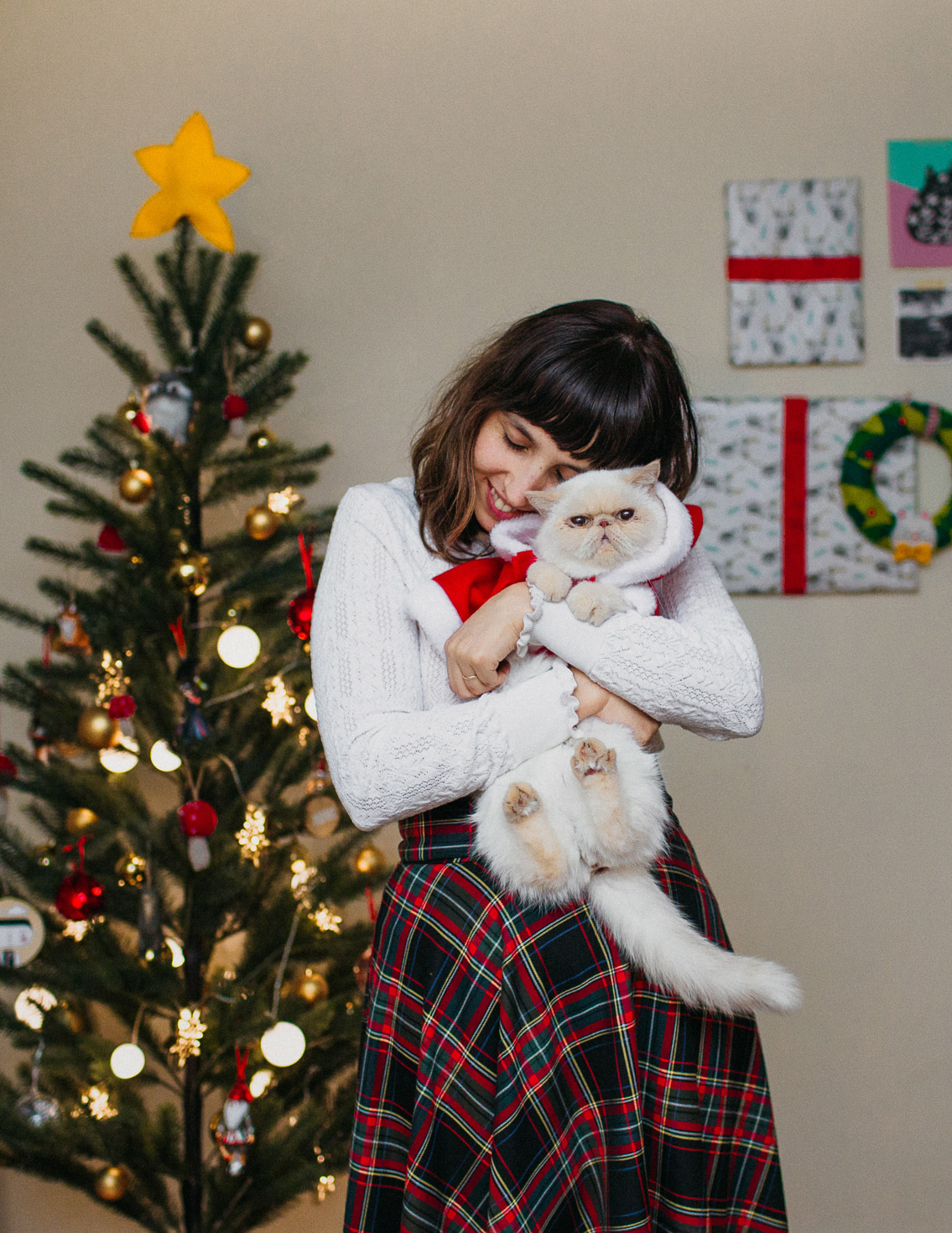 Christmas 2018 outfits - The cat, you and us