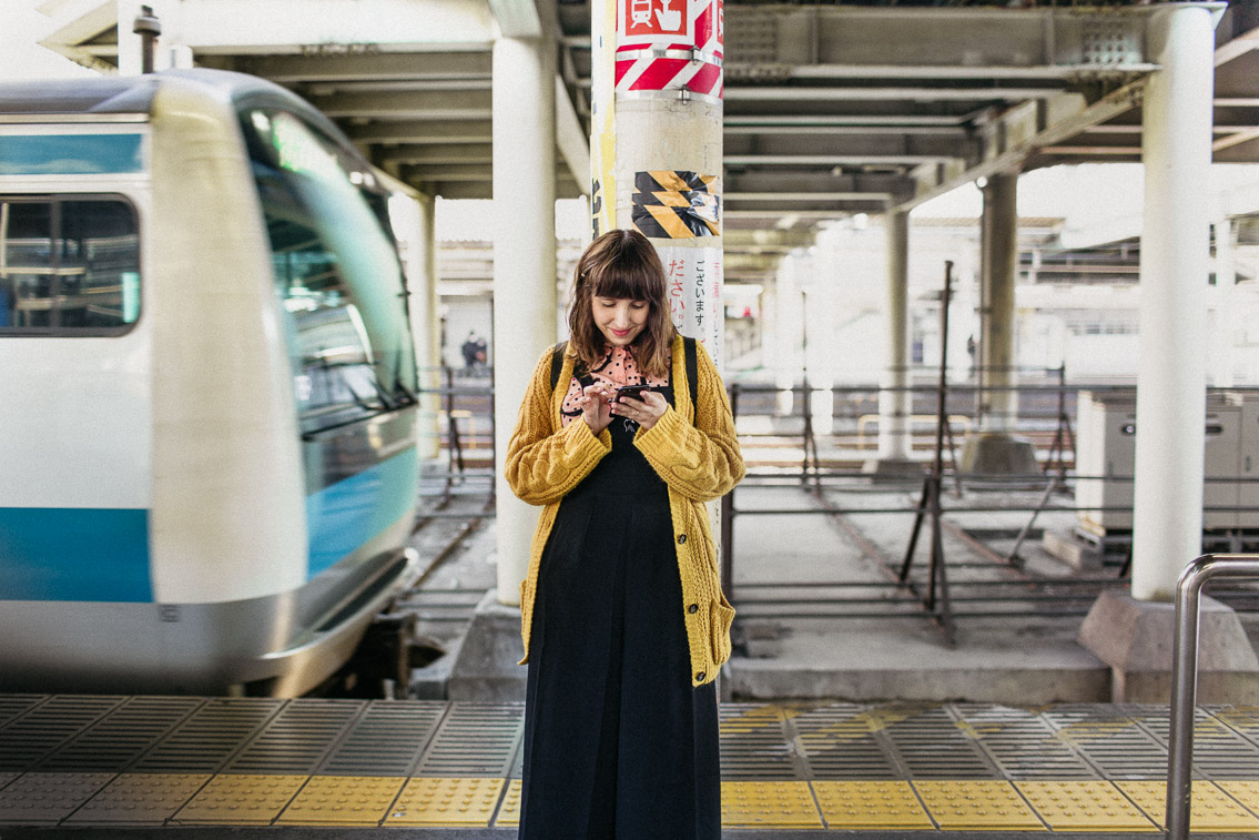 Yanaka Nippori JR station - The cat, you and us