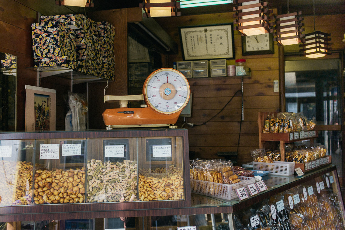 Yanaka storefronts - The cat, you and us